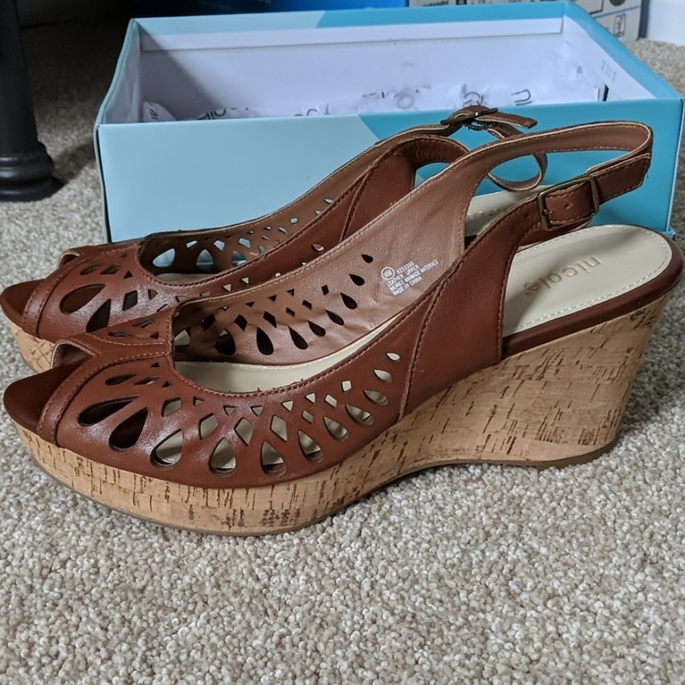 Brown espadrilles